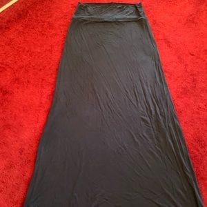Navy maxi skirt